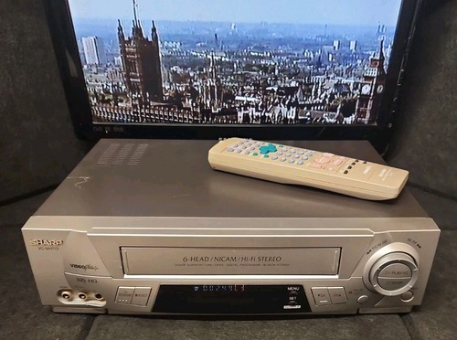 Sharp video cassette recorder - sharp,
