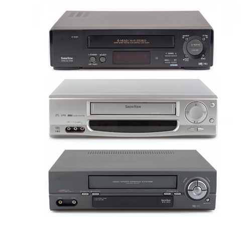 Vhs video tape cassette - video,