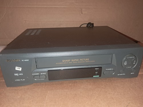 Sharp m302 vhs vcr video - sharp,