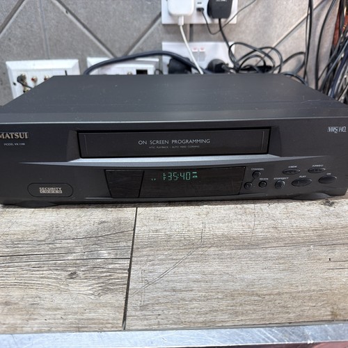 Matsui vx1108 vhs vcr - vhs,