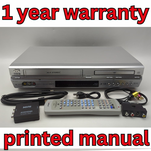 Jvc dvd player vhs video - jvc,