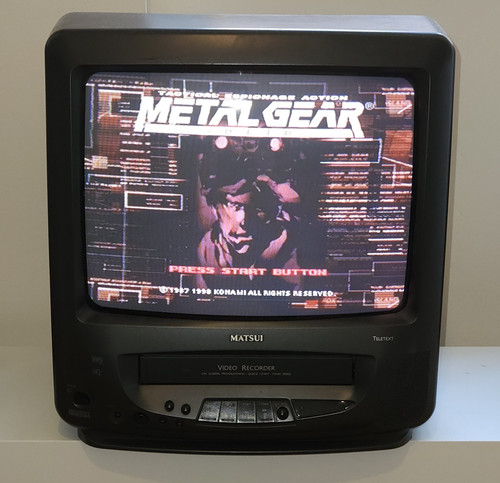 Matsui crt and vhs player - and,
