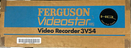 Ferguson videostar vhs video - videostar,