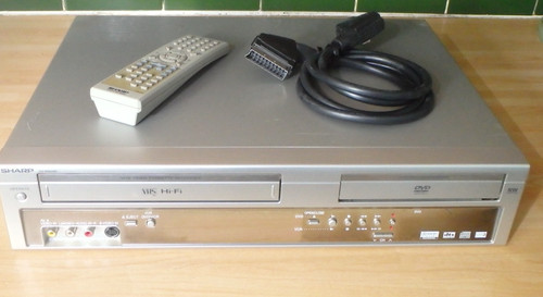 Sharp rw260h vhs player dvd - sharp, dv-rw260h